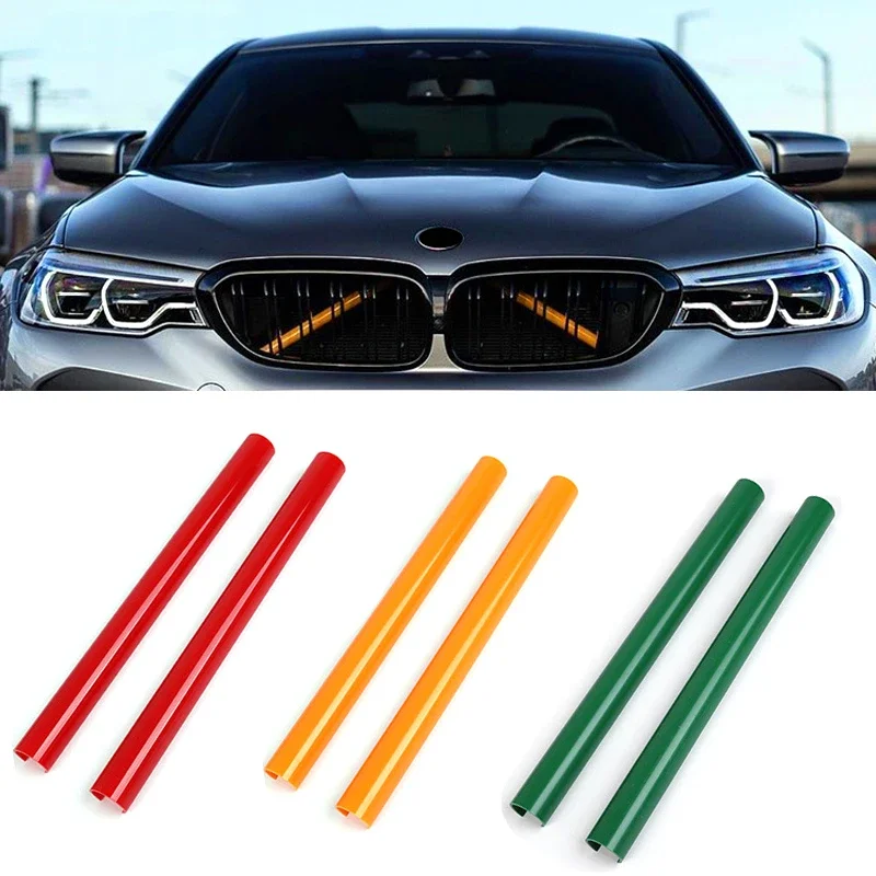 Enhanced Car Front Grille Trim Strips - Sport Styling Decoration Accessories