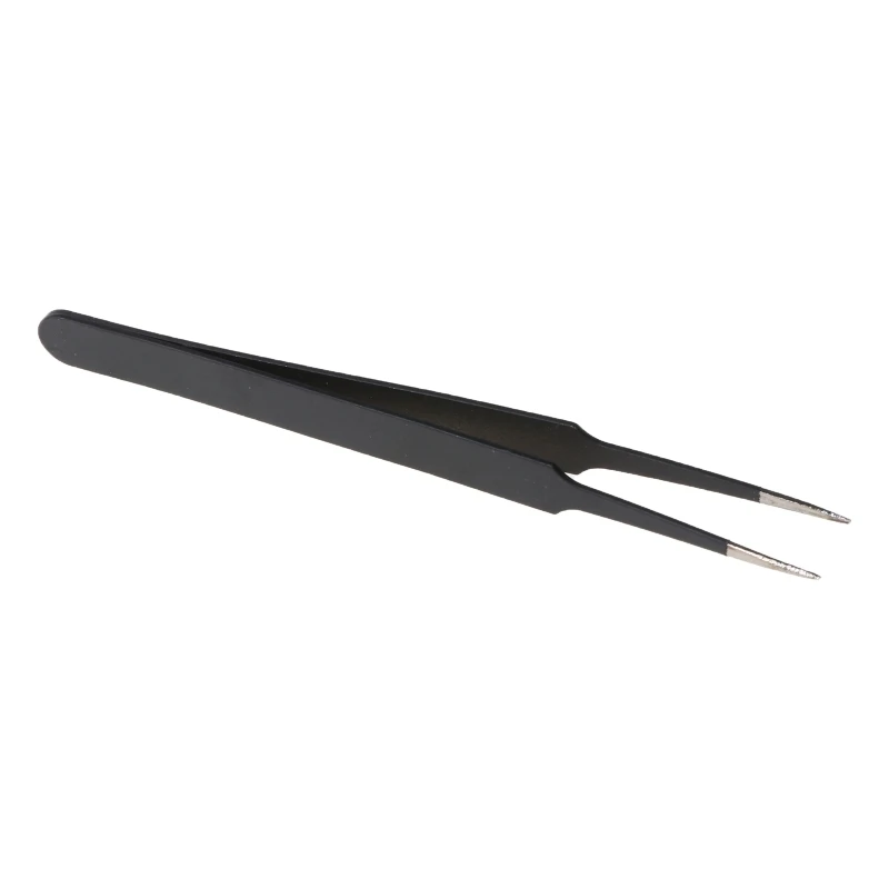 Anti-Static Tweezers for Lab Jewelry Detailed Work Carbon Steel Tweezers ESD-15