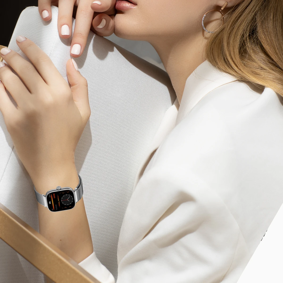 Milanese Loop Magnetic Breathable Strap