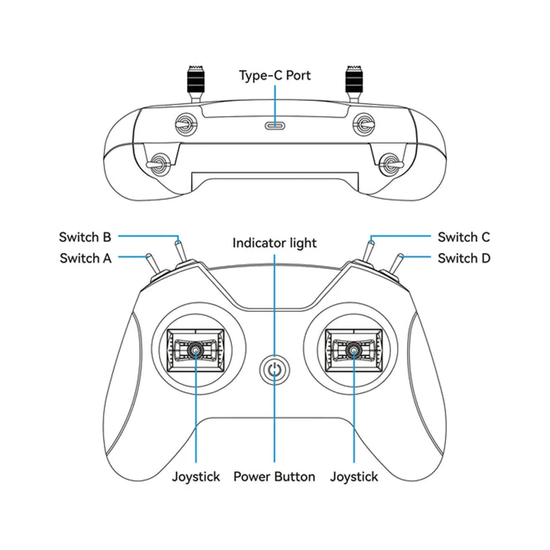 BETAFPV LiteRadio 2 SE Radio ELRS Simulateur FPV - 25.19€