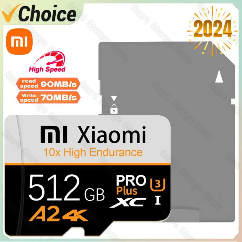 Xiaomi Flash Sd/Tf Memory Card 128Gb 256Gb 512Gb Micro Tf Sd Memories Scheda Sd Di Archiviazione Mobile Da 128Gb Per Giochi Nintendo Switch