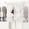 1:12 Dollhouse Miniature Lace Window Curtain Doll Home Door Curtains Bedroom Furniture Decor Toy Micro Life Scene Decor 2