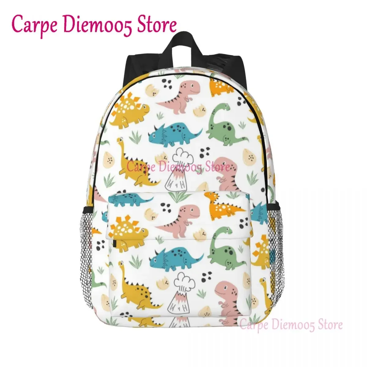 

Kids Baby Pattern With Cute Dinosaurs Backpacks for Boys Girls School College Travel Bags Men Women Bookbag Fits 15 Inch Laptop