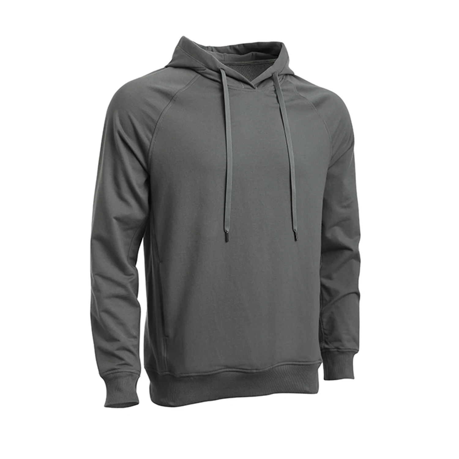 Winter Men's Pullover Long Sleeve Cotton Hoodies Loose Fit Quick Dry Casual Workout Hooded Sweatshirt Tops with Pockets winter sweatshirt men running tops