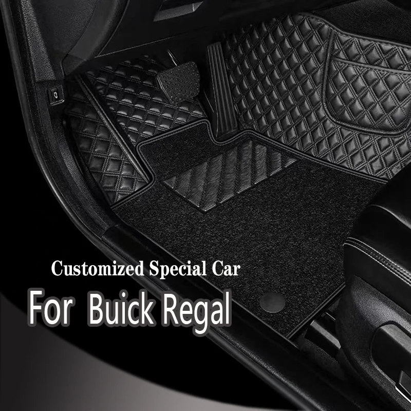 

Автомобильные напольные коврики для Buick Regal 2017 2018 2019 2020 2021, индивидуальные автомобильные накладки на стопы, аксессуары для интерьера