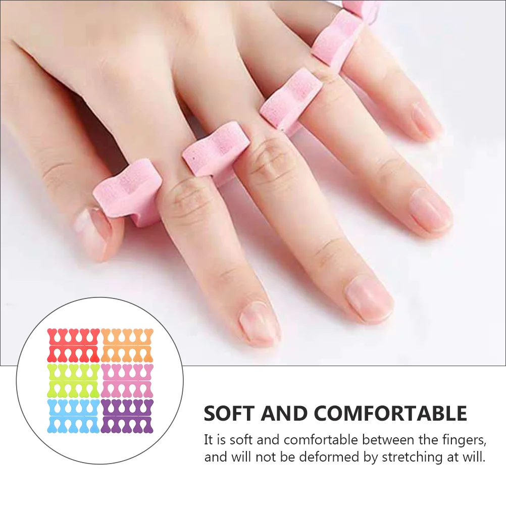 36 Pcs Nail Toe Separator Finger Separators Accessory Manicure Tools Divider Practical Sponge