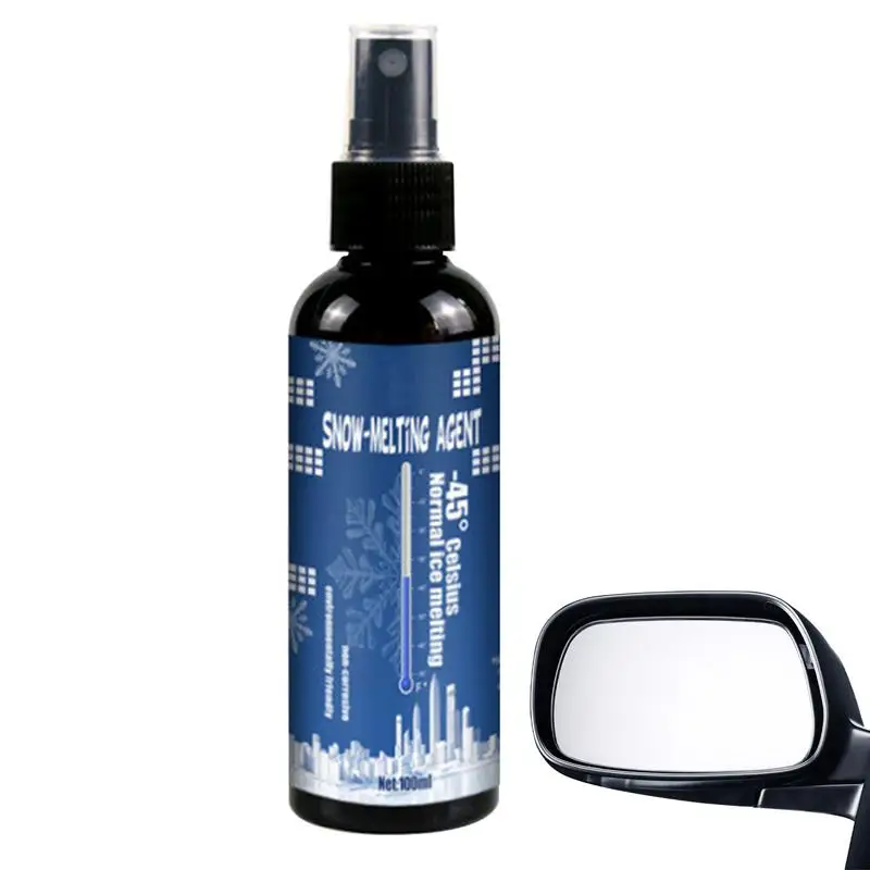 Car Windshield De-Icer Fast-Acting Ice Melting Spray for Windshields Defrosting Frost Spray Window Snow Melting Defrost Liquid