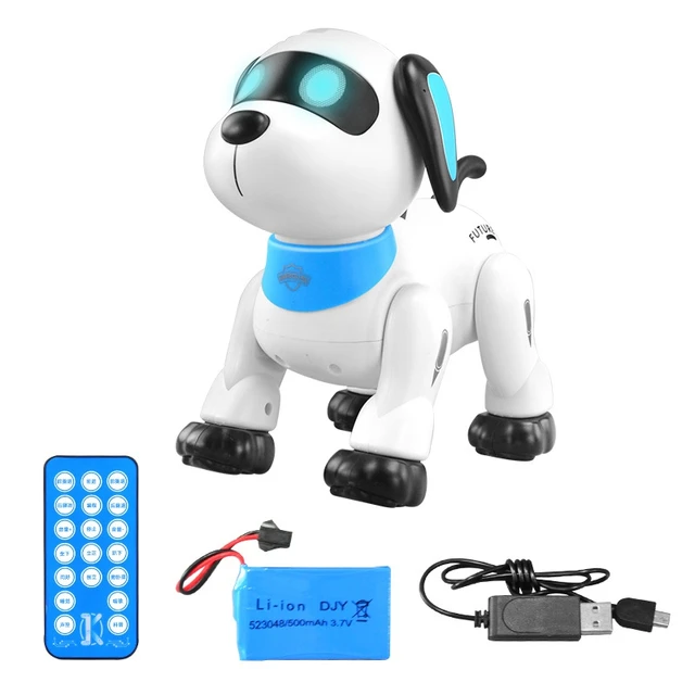 LENENG Remote Control Dog RC Robotic Stunt Puppy Voice Control Electronic Pets Dancing Robot Programmable Pet Kids Toys 6