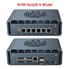 6x2.5G 12th Gen N100 i7 1265U pfSense Firewall Server intel i226-V i5 1245U 2xDDR5 NVMe Proxmox Mini PC Computer Soft Mini Host 3