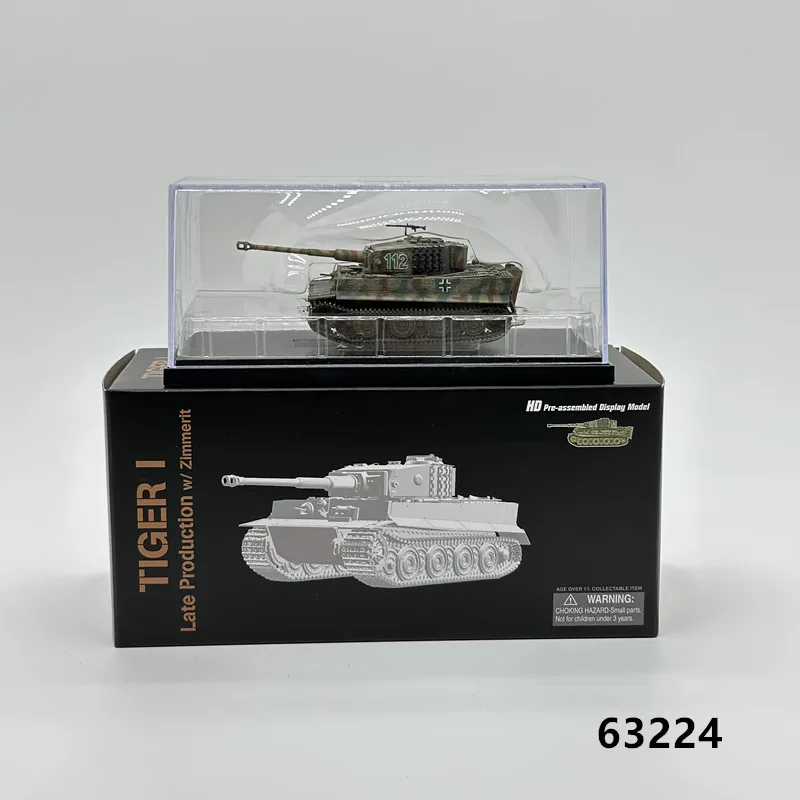 1944 타이거 후반 생산 노르망디 1944 탱크, 장갑차 모델 63224 장난감, 짐머릿 1. s.Pz.Abt.101 포함, 1/72 체중계, 신제품