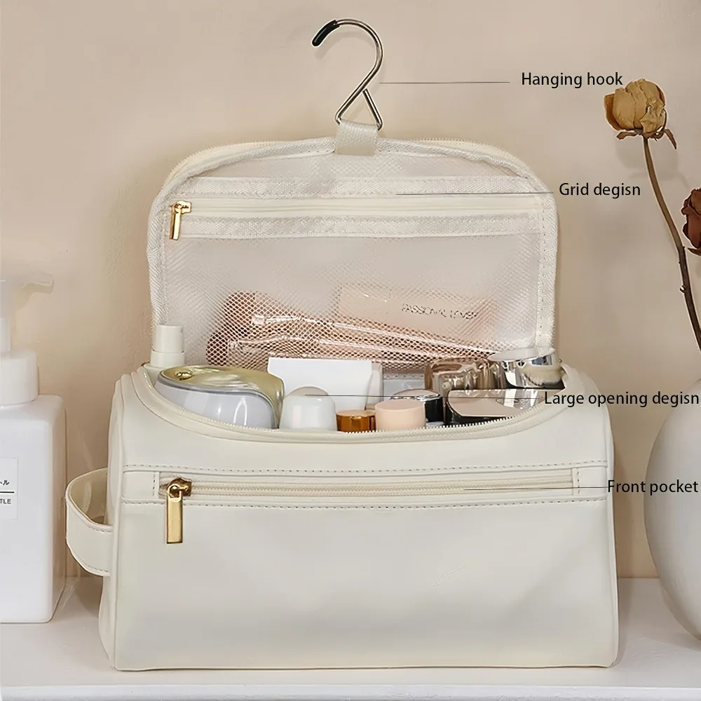 Leather Travel Cosmetic Bag 4