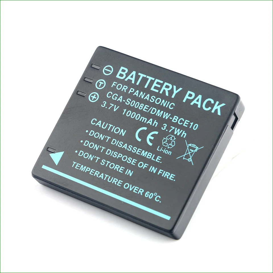 Batteria Di Alta Qualità Per Fotocamera Leica C-LUX2, 3,6V Li-Ion 1000 MAh, Alternativa Compatibile Non Originale, Dimensioni 40,4x36,5x7,4 Mm - 2