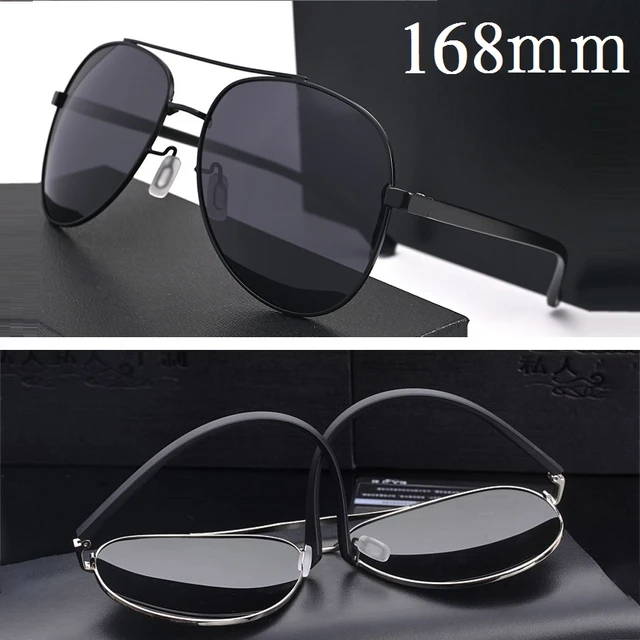 Vazrobe Huge Oversized Sunglasses Men Polarized 168mm Sun Glasses for Man  Mirrored Driving HD Polaroid Extra