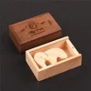 1pcs Free Laser Engraving Wooden Box With Sliding Top Storage Box for Necklace Ring Jewelry Or USB Free Printing Custom Wood Box 5
