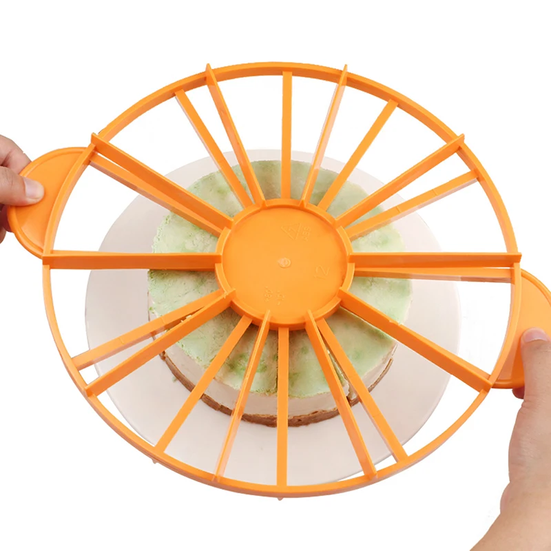 Cake Tools 10/12 Slices Cake Equal Portion Cutter Round Bread Mousse Divider Slice Marker Baking