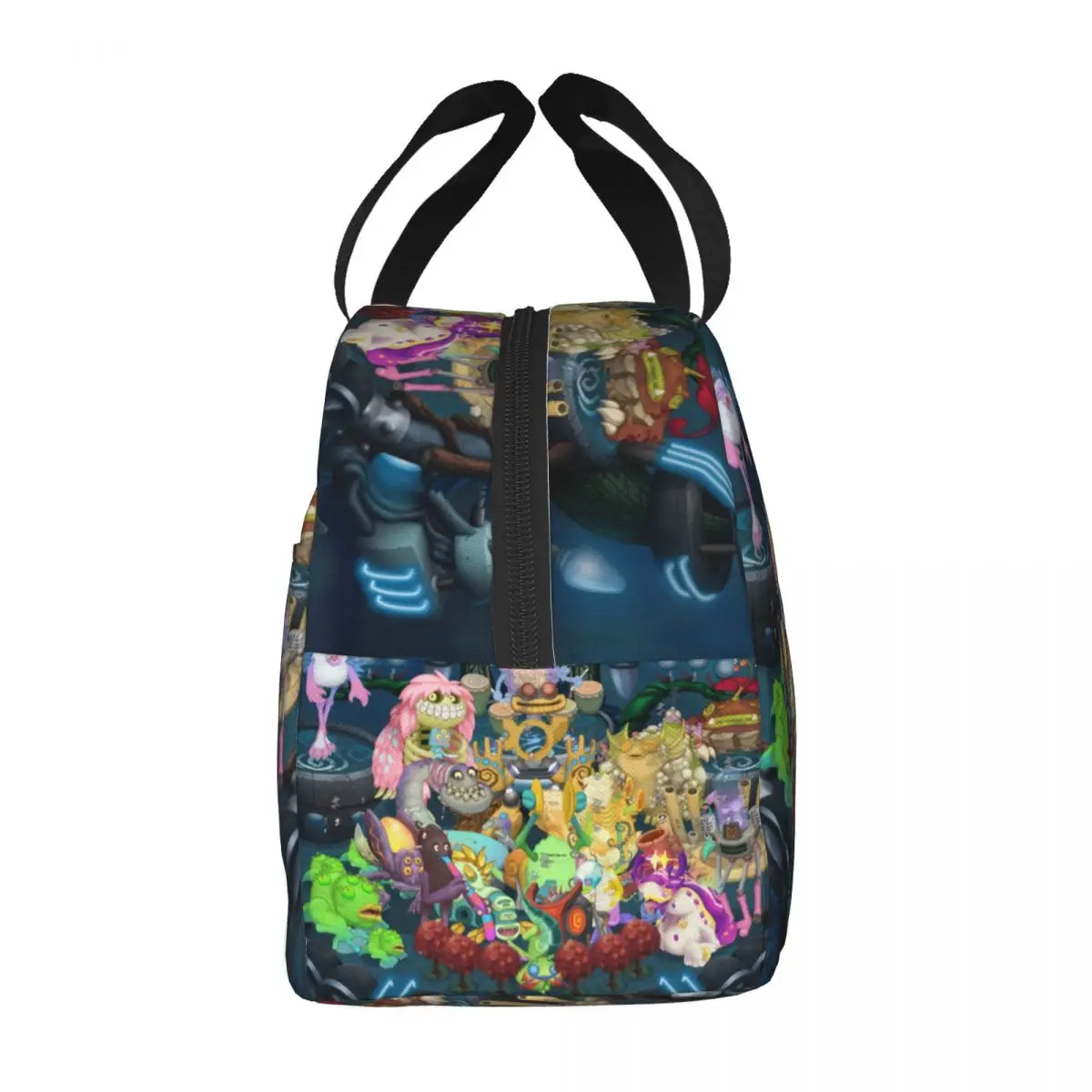 My Singing Monsters Wublin Island Song Thermal Insulated Lunch Bag Women Video Gamer Lunch Container Travel Storage Food Box
