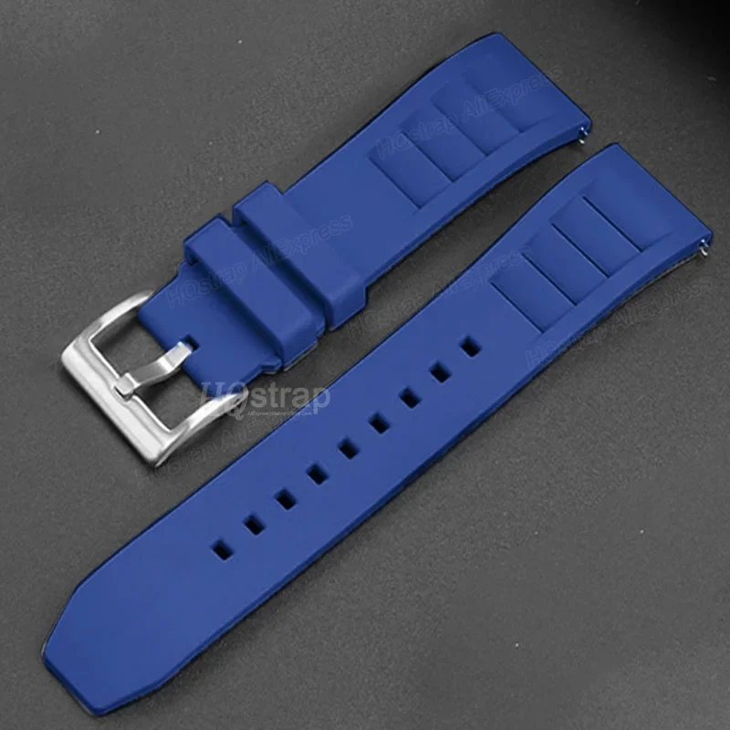 Universal Quick Release Rubber Watch Band Strap, 20mm/22mm - Durable and Stylish Watch Accessory