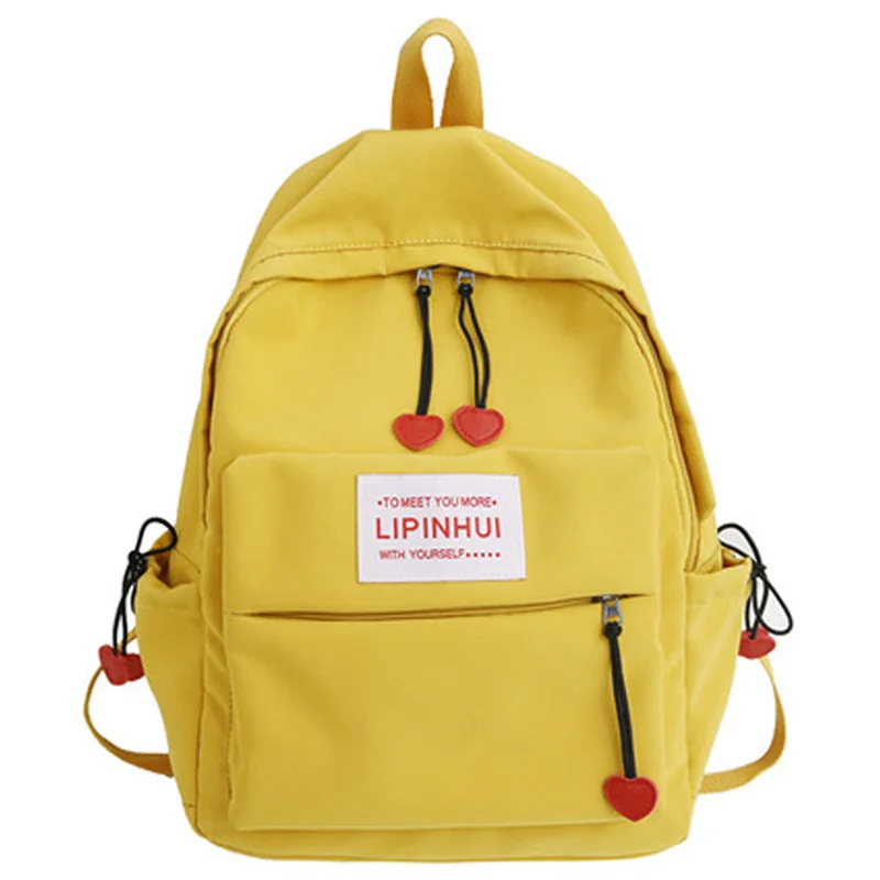 

Новый водонепроницаемый нейлоновый рюкзак, женский рюкзак в форме сердца