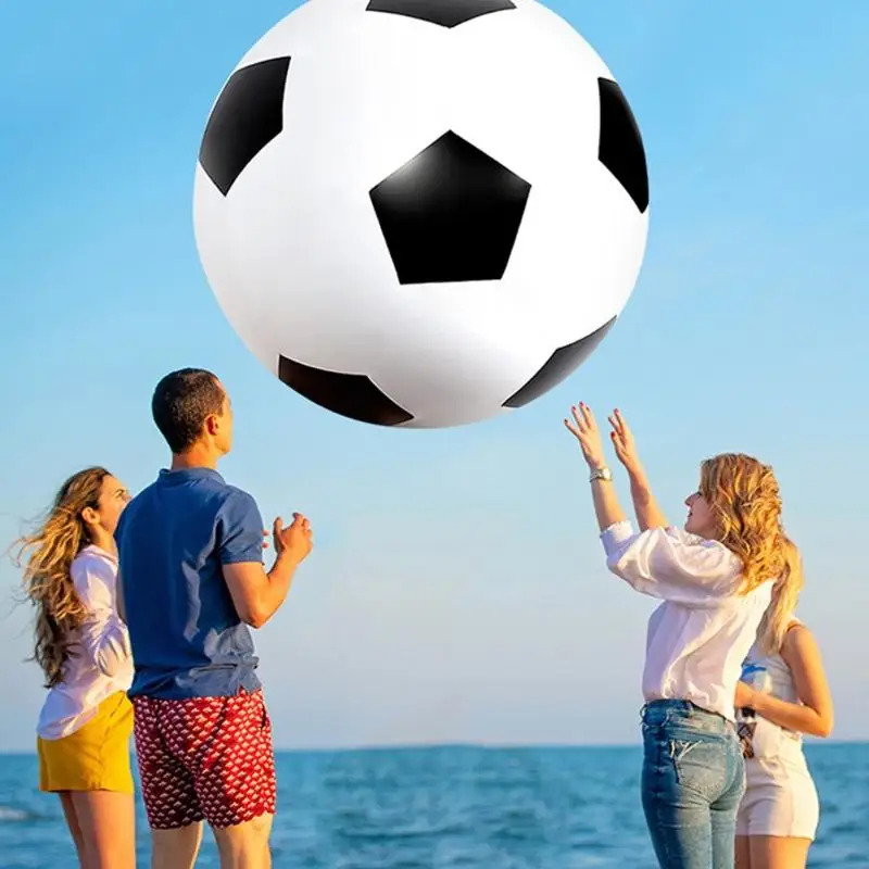 대규모 PVC 플레이 볼 53인치 직경 수중 게임 뒷마당 재미와 스트레스 해소 활동에 이상적 해변 축구 A2UB