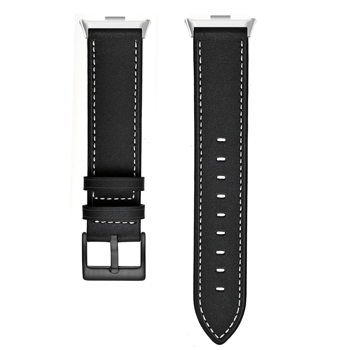 Vintage Leather Smartwatch Band - Elegant Replaceable Wristband Bracelet