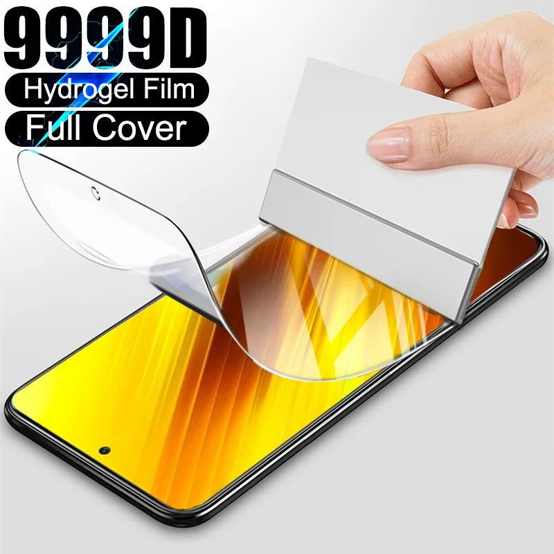 

Гидрогелевая пленка HD для Xiaomi Poco X3 NFC X2 M3 M2 C3 F2 Pro F3, защитная пленка Mi 10 10T 11 Lite 11X Pro 10i 11i Mix 2 3, пленка