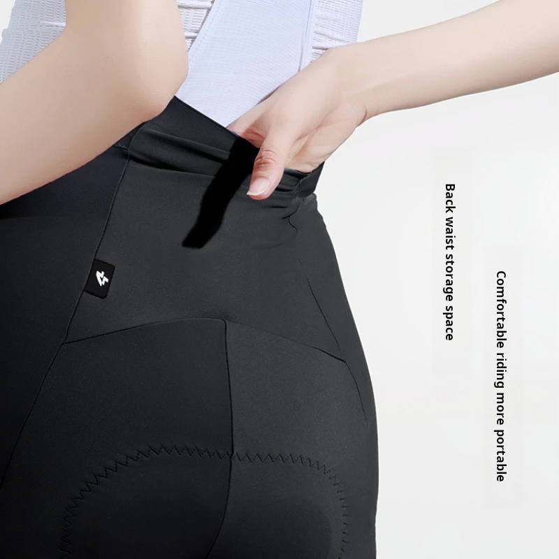 Lameda Cycling Pants Woman Double Arrow Cushion Lameda Cycling Clothing High Elasticity Wear Resistance Women Bib Pants