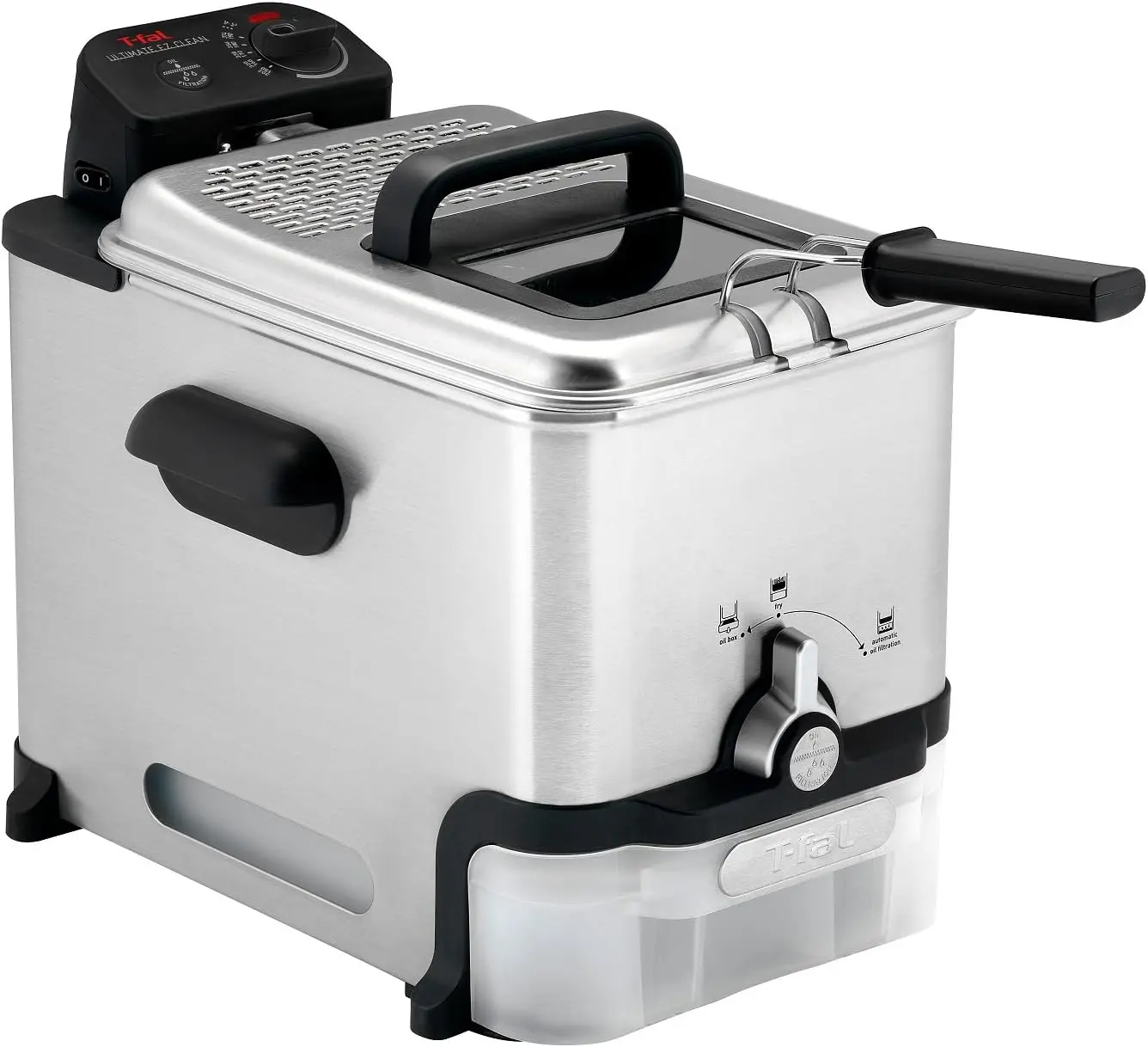 

Deep Fryer with Automatic Oil Filter (FR800051) - Stainless Steel, 3.5 L