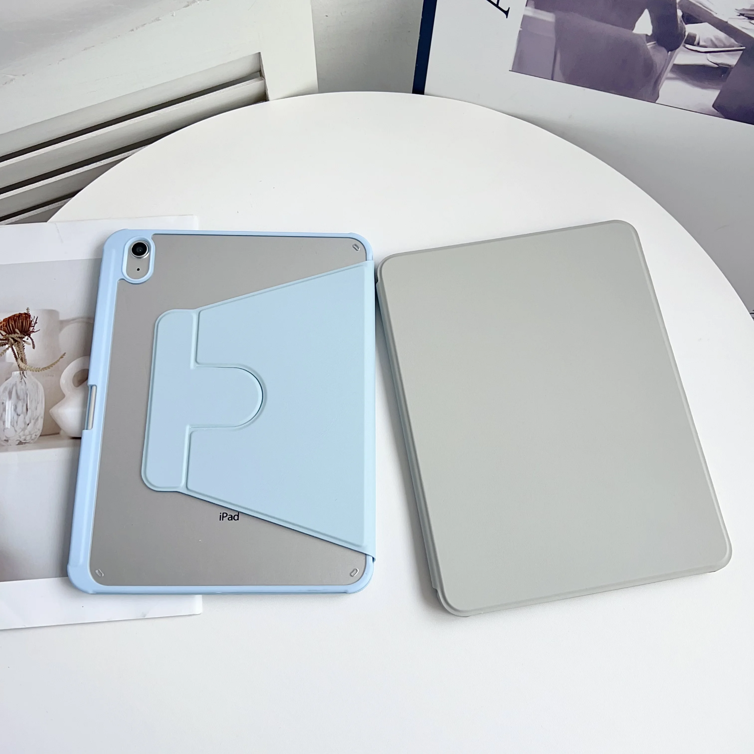 360° Rotating Acrylic Tablet Protective Case