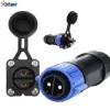 Trolling Motor Plug Receptacle Set,12V 24V 36V 48V Trolling Motor Plug,Waterproof Marine Boat DC Power Connector 3