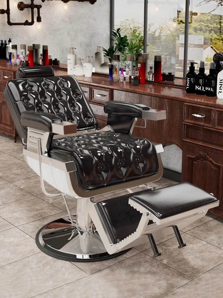 Simplicity Spa Barber Chairs Pedicure Makeup Office High Barber Chairs Nail Salon Chaise Taburete Hair Salon Furniture WN50SC