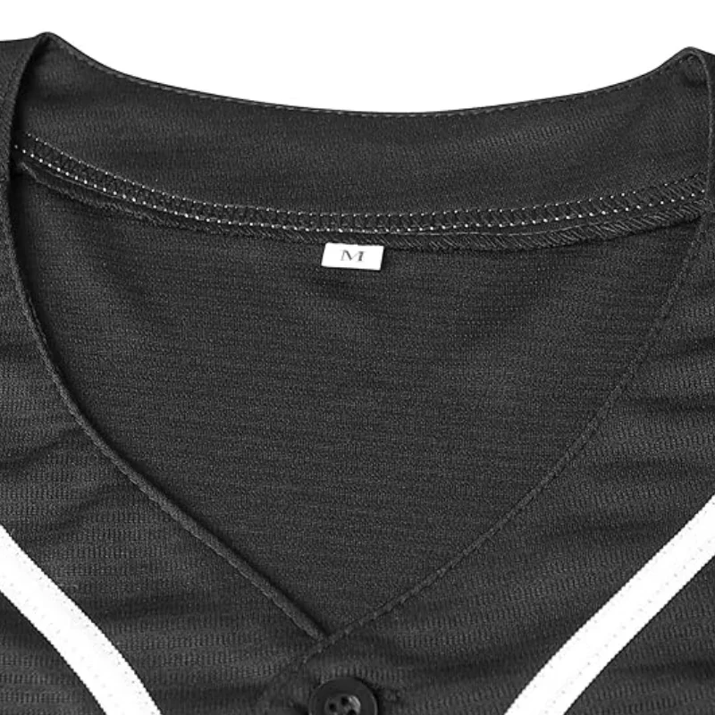 New Men's Baseball Uniform Sport Summber Baseball Jersey Breathable Shirt Loose T-shirts for men