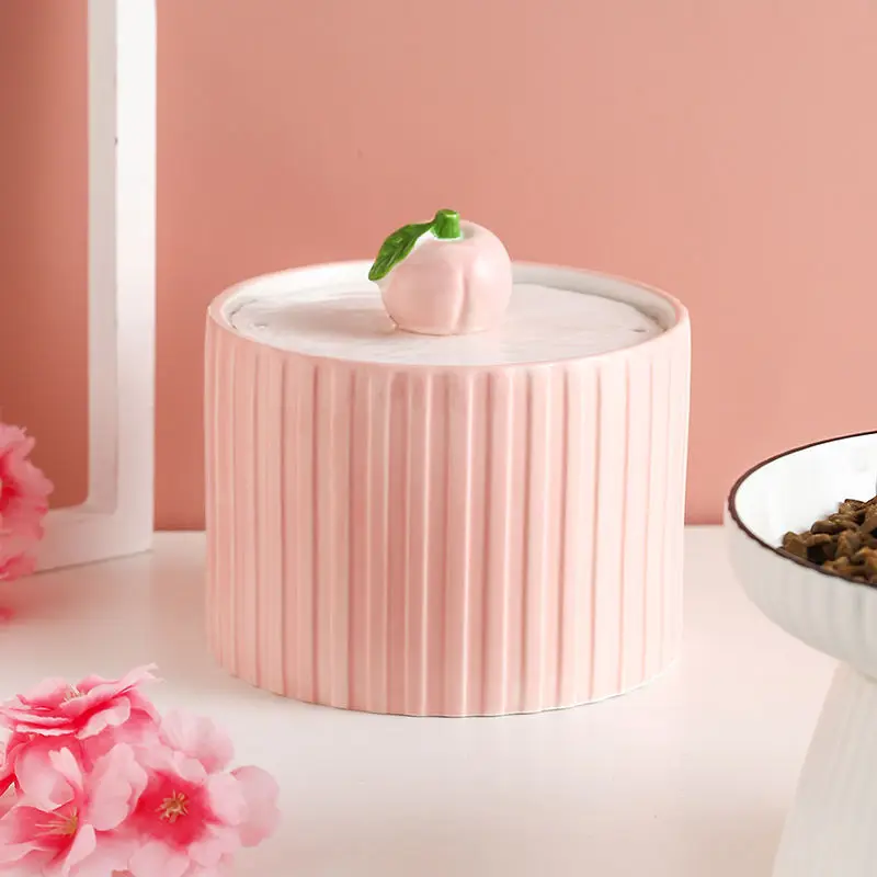 

Cat Automatic Water Feeder USB Charging Pet Water Dispenser Cats Puppy Dogs Ceramic Drinking Foutain 700ml