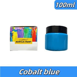 Professional Grade Waterproof Acrylic Paint for Artistic and Handicraft Creations (Cobalt blue)