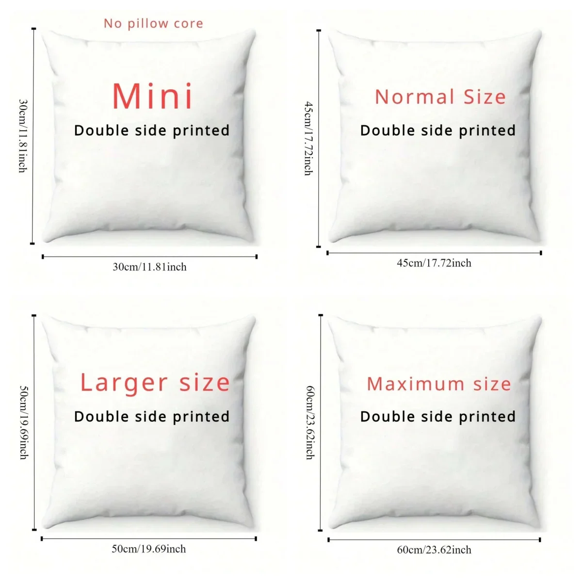 Customizable Decorative Pillow Covers