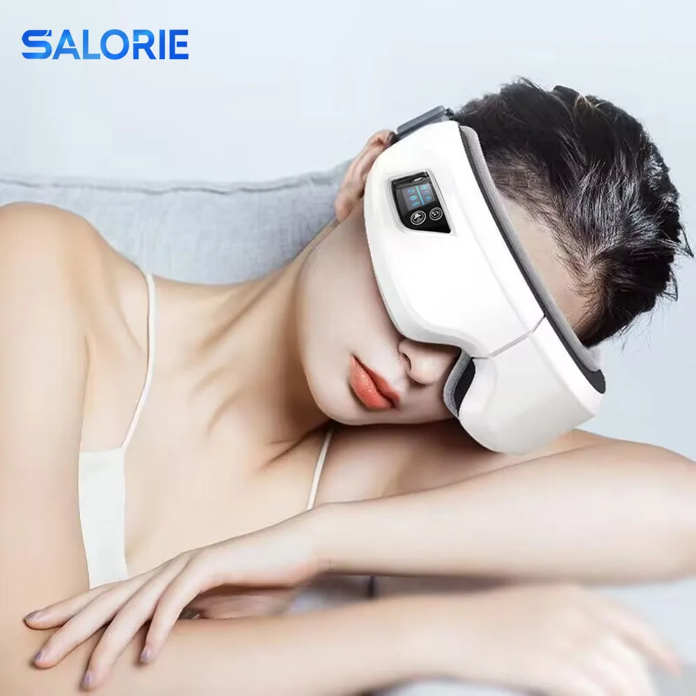 열 스마트 에어백 진동 눈 마사지기, 눈 관리 압축 블루투스 눈 마사지, 편두통 완화, 수면 개선 열 스마트 에어백 진동 눈 마사지기, 눈 관리 압축 블루투스 눈 마사지, 편두통 완화, 수면 개선