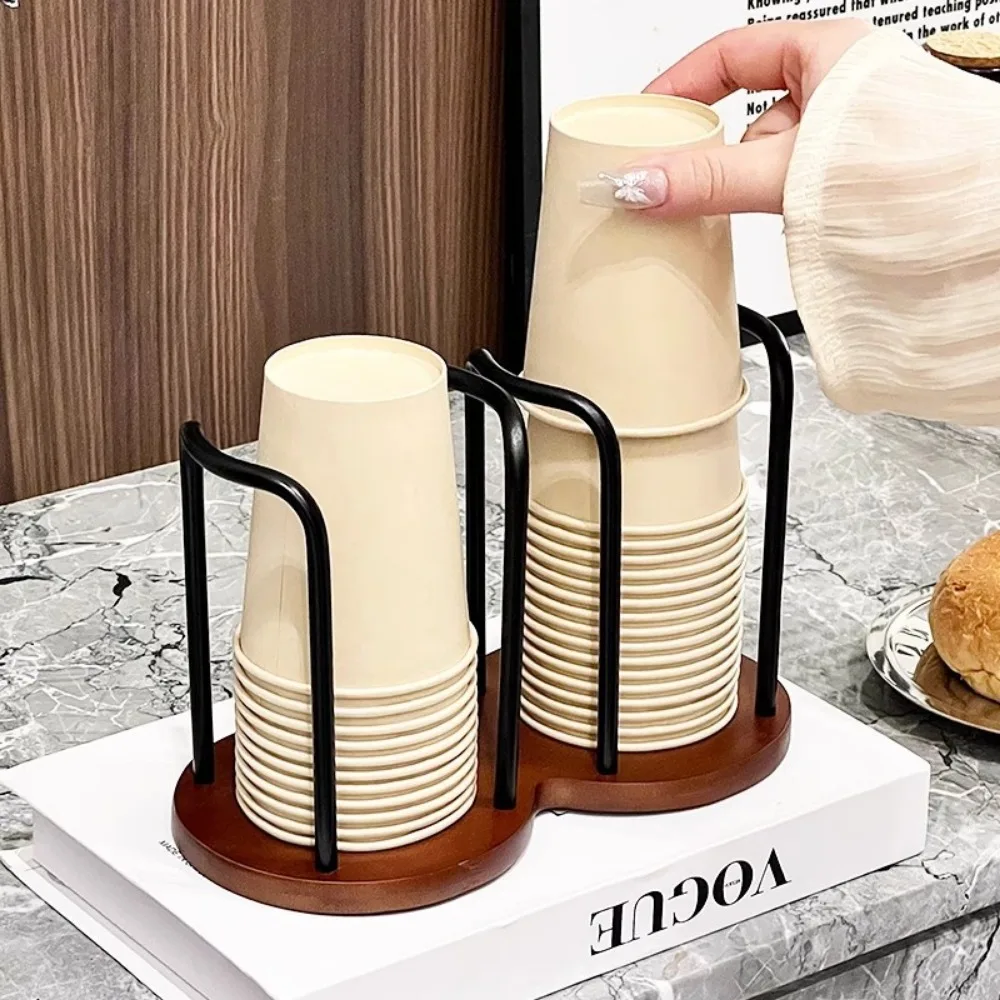 Multi-functional Light Luxury Paper Cup Holder-Home Tea Cup Storage Shelf,disposable Picker,enhance and Beauty of The Home
