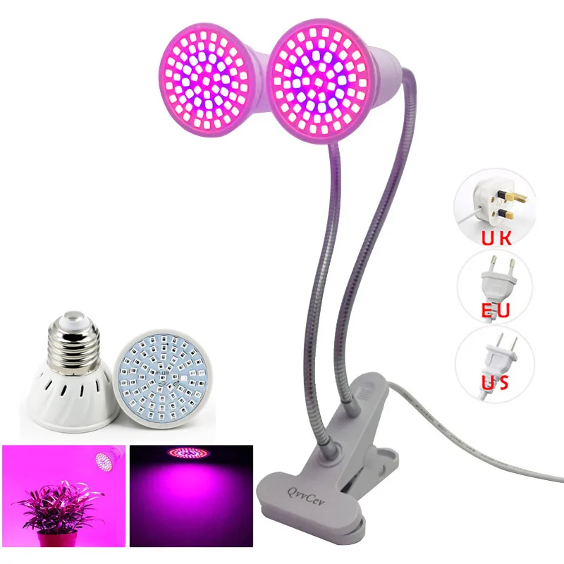 48/60/80 220V Led Plant Grow Light Flower Lamp Veg Cultivo Indoor Growing Bulb E27 Per La Casa Serra Growbox Tenda K5