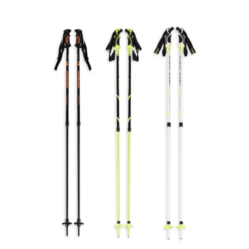 Double Board Ski Skiing Crutch Walking Stick Aluminum Magnesium 80-130cm Retractable Adjustment Ski Poles 스키 폴