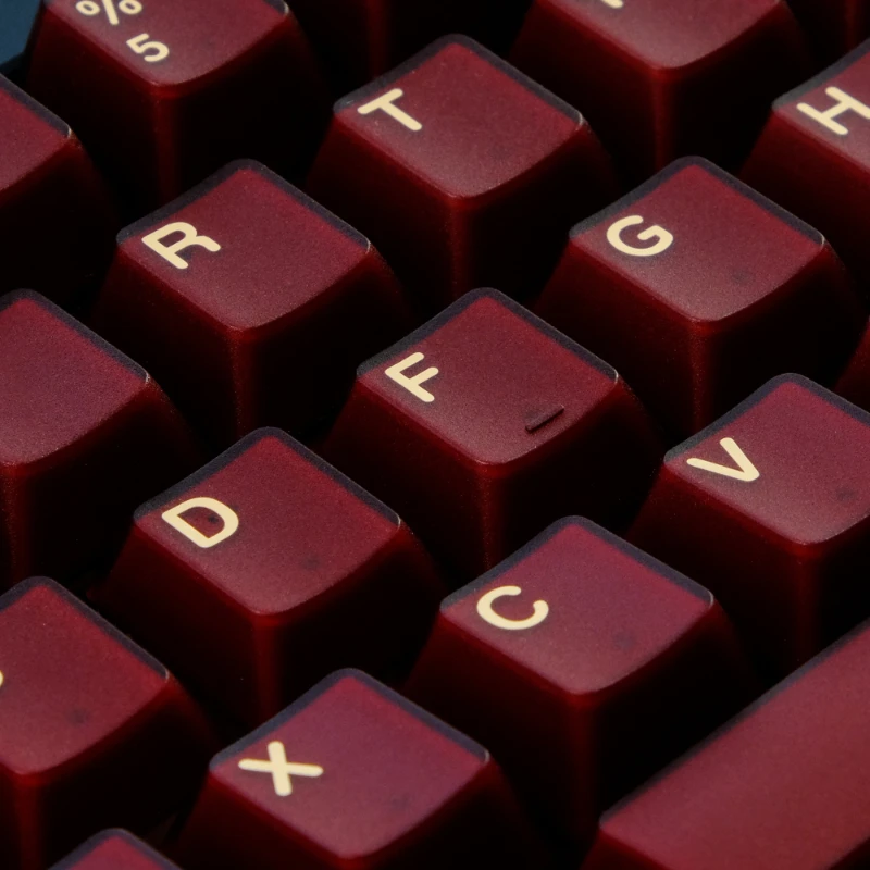 Echome-romã Keyboard Cap Grupo Tema Wine Abs Dupla Camada Translúcido Perfil Cereja Keycap para Teclado Mecânico