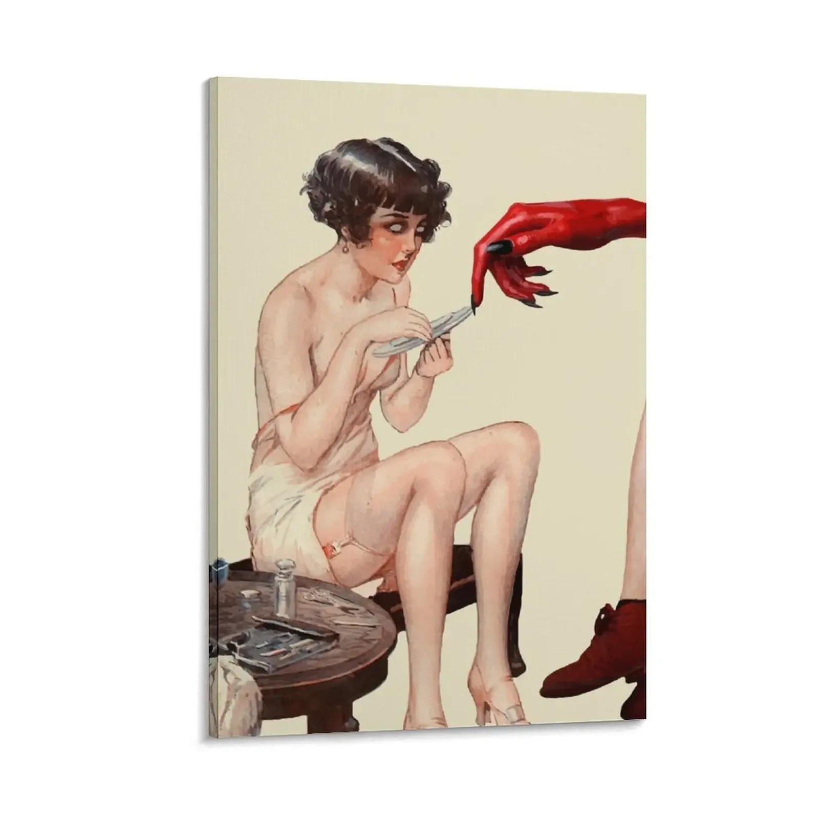 

House of Gilded Swindlers Canvas Painting Paintings on canvas for living room posters for wall wall decoration