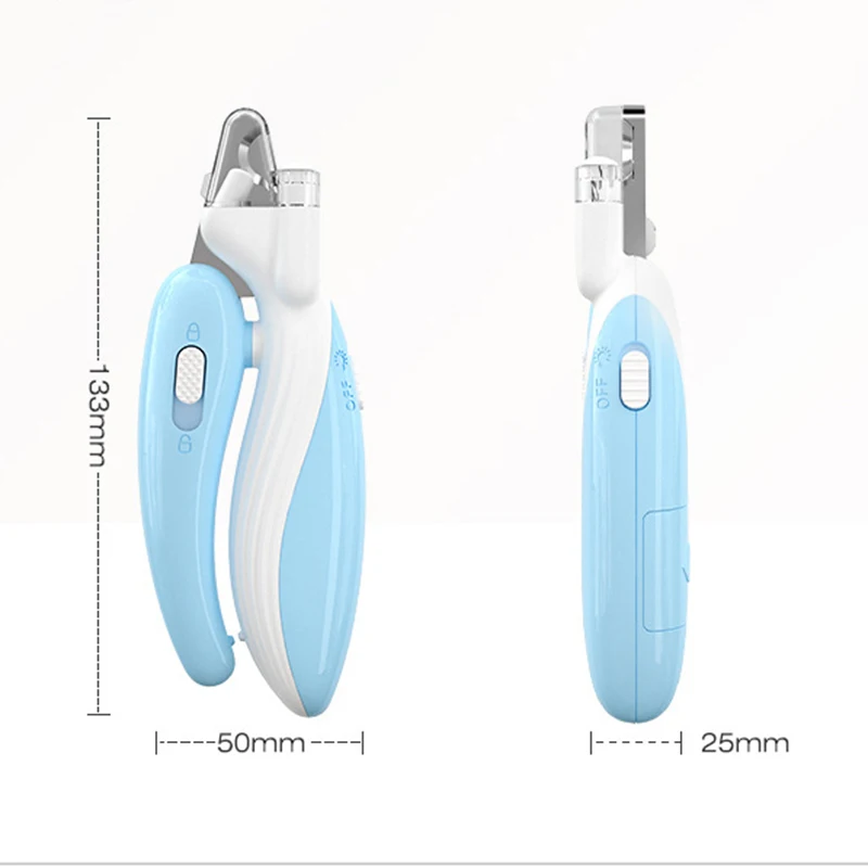 Pet Nail with Led Light Pet rooming Scissors for Dogs Cats Small Animals Paw Nail Trimmer