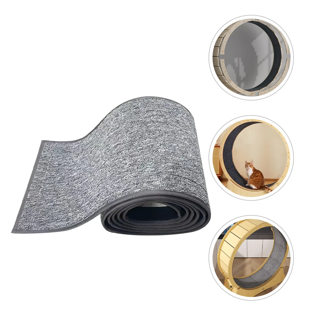 

Cat Exercise Wheel Mat Cat Running Wheel Felt Cushion Cat Treadmill Wheel Scratch Pad Cat Wheel Roller Liner Carpet Fitness Toy