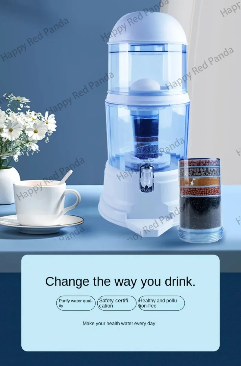 Water Pitcher Kitchen Household 16L Purifier Activated Carbon Water Filter Pitcher Filter