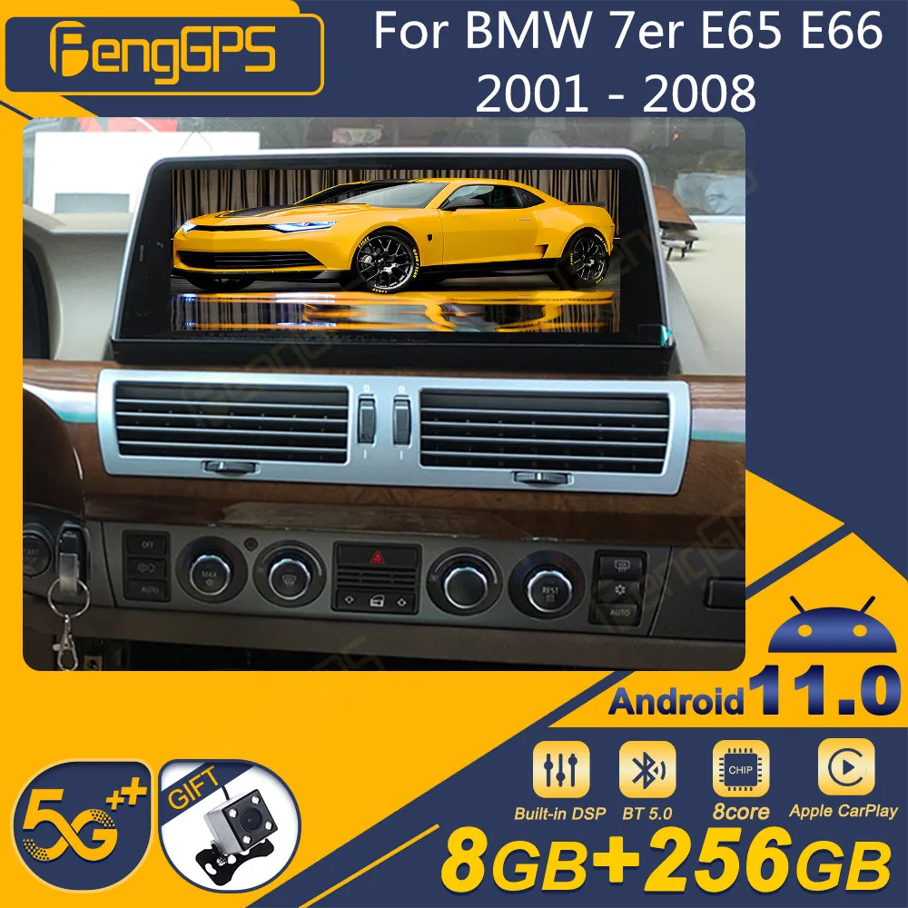 

Автомагнитола 2DIN для BMW 7er E65 E66 2001 2002 -2008 Android, стереоприемник, Авторадио, мультимедийный плеер с GPS Навигатором, головное устройство, экран