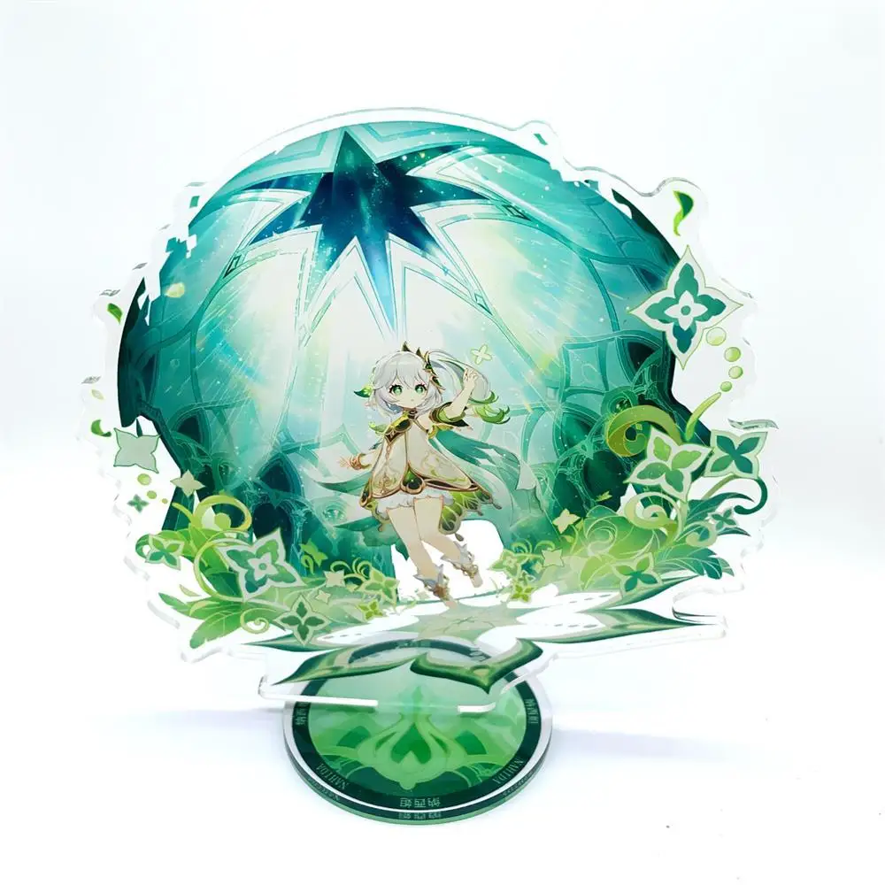 Anime Figure Acrylic Stand - Furina, Arlecchino, Xiao, Yae Miko, Yelan - Desk Decor & Fan Gift