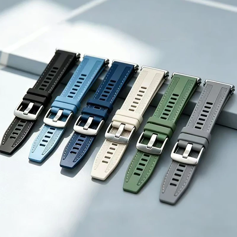 Breathable Silicone+Nylon Strap for Smartwatch - Premium Fit & Comfort