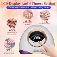 Professional UV LED Nail Lamp for Nails Gel Polish Fast Curing Dryer Drying Light Lamps with 45 LEDs 4 Timer Setting 2