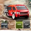 Simulation MPV Drift High Speed 4WD Remote Control Truck 2.4G Angel Eye Headlight Off Road Racing Dual Wheel Mode RC Car Truck 4
