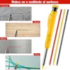 Solid Carpenter Pencil Set with Refill Lead Woodworking Tools Mechanical Pencil Construction Job Tools Carpentry Marking Scriber 4