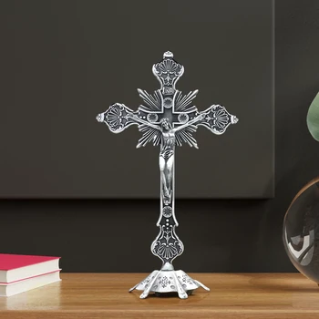 Jesus Crucifix Standing Statue 1
